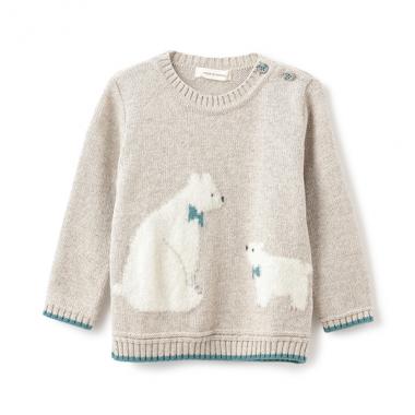 【オーガニック】タム親子ベアセーター