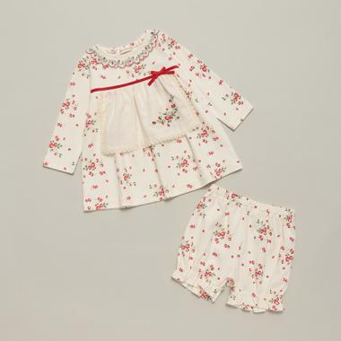 【オーガニック】野イチゴワンピーススーツ