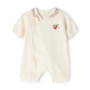 野イチゴ衿フリルNEWBORNウェア