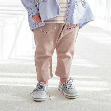 キューフォーザズーストレッチツイル9分丈パンツ