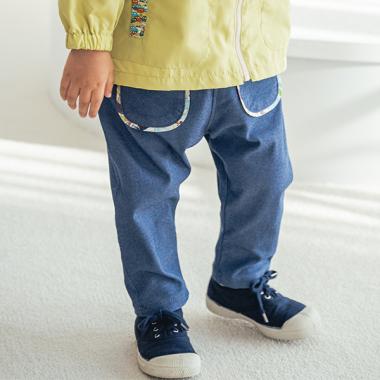 キューフォーザズーストレッチツイル9分丈パンツ