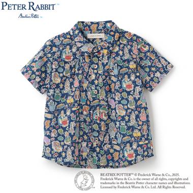 『ピーターラビット（TM）』リバティ半袖シャツ