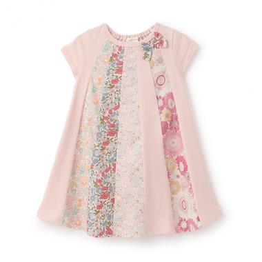 リバティパッチワークワンピース