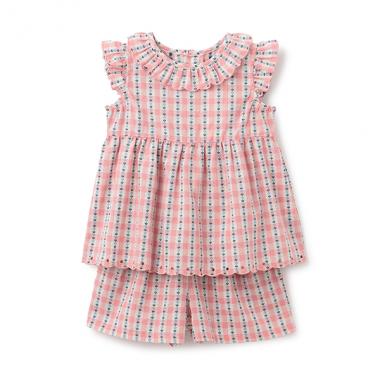 ドビーギンガムセットアップ