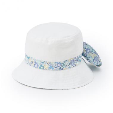 【オーガニック】リバティGIRLS日除け帽子