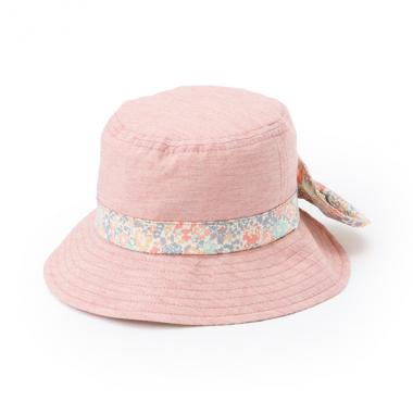 【オーガニック】リバティGIRLS日除け帽子