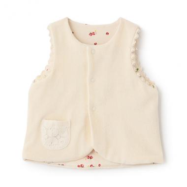 【オーガニック】野イチゴリバーシブルベスト