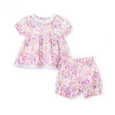 ブロードプリントベビースーツ