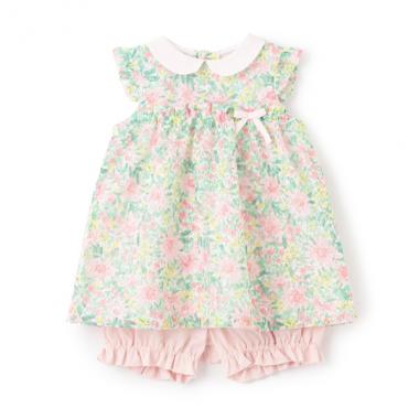 フラワーレースベビースーツ