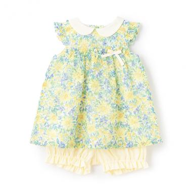 フラワーレースベビースーツ