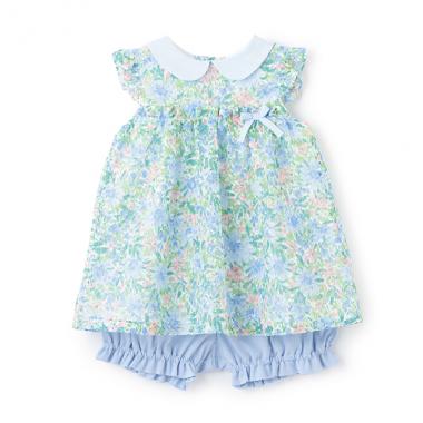 フラワーレースベビースーツ