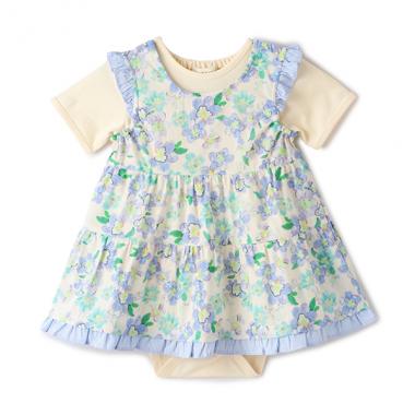 ブロードプリントボディスーツセット