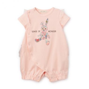 リバティアップリケウサギショートオール