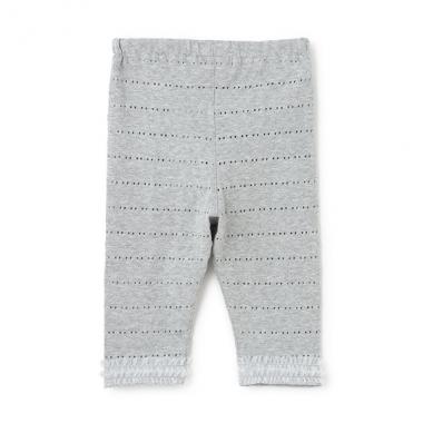 裾チュール7分丈レギンス