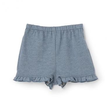 裾フリルショートパンツ