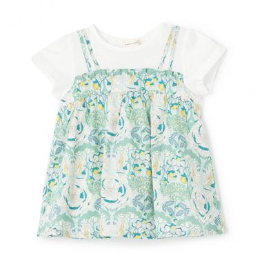 シンディーズガーデンレイヤードチュニック【日本製】