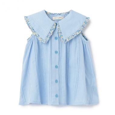 リバティフリルチュニック