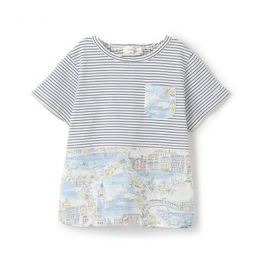 ヴェネツィア切替Tシャツ【日本製】