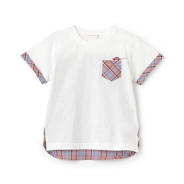 チェックポケットTシャツ
