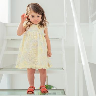 フラワーレースワンピース【日本製】