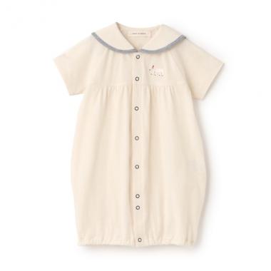 【オーガニック】シロクマセーラー半袖２WAYオール【日本製】