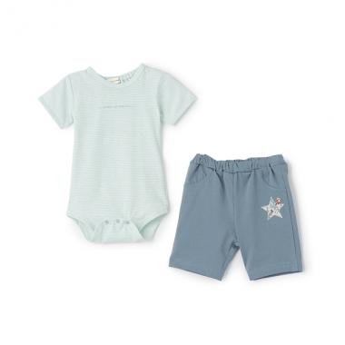 キューフォーザ・ズー星パンツ＆ボディスーツセット