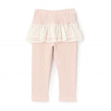 ケーブルチュールフル丈レギンス