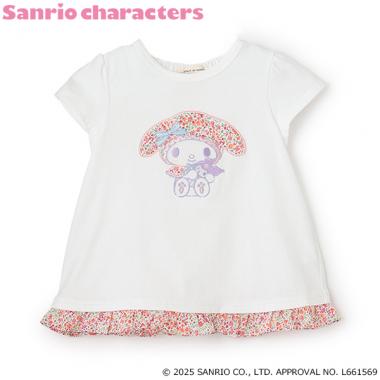 【マイメロディ】LibertyアップリケTシャツ