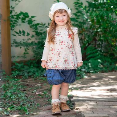 【オーガニック】野イチゴ袖なしチュニック【日本製】