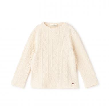 ケーブルハイネックTシャツ