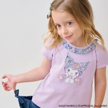 【クロミ】LibertyアップリケTシャツ