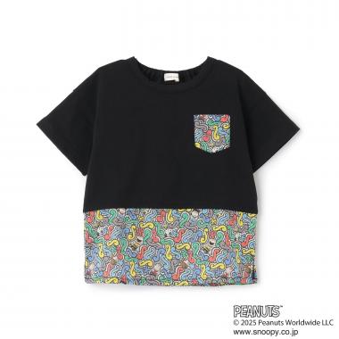 【PEANUTS】切替Tシャツ