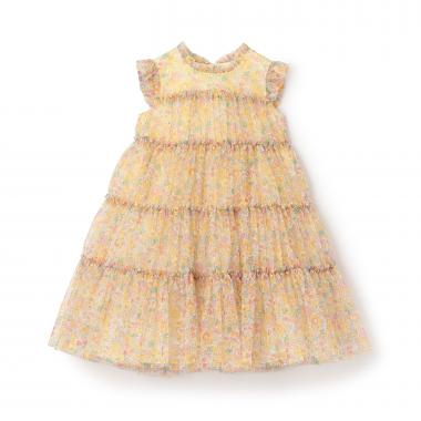 リバティプリントチュールドレス【日本製】