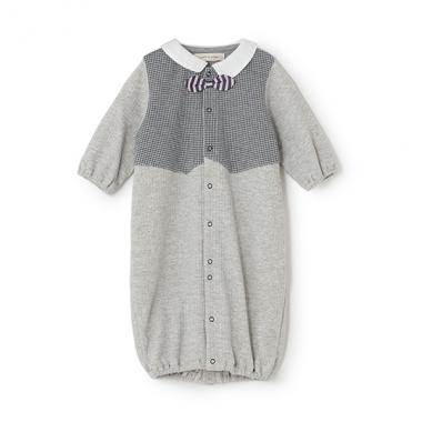 【オーガニック】レイヤードベスト2WAYオール【日本製】