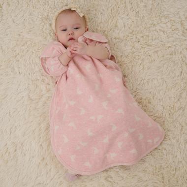 【オーガニック】ウサギジャカードスリーパー【日本製】