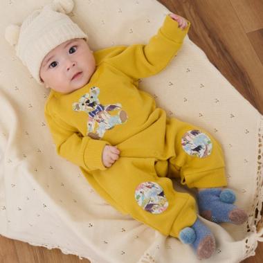 キューフォーザズーテディベアカバーオール