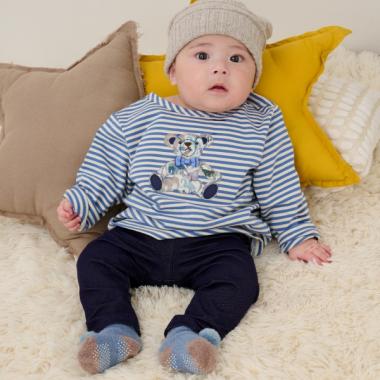 キューフォーザズーテディベア長袖Tシャツスーツ