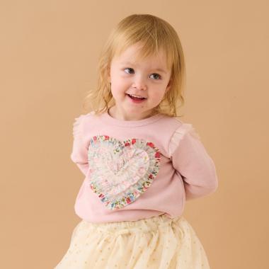 リバティハートフリルトレーナー