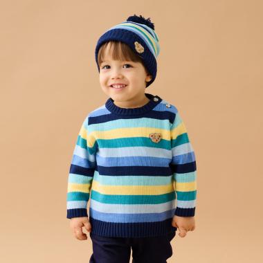 マルチボーダーセーター