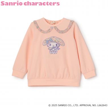 【マイメロディ】リバティファブリックアップリケトレーナー