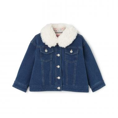 3WAYティペットつきニットデニムジャケット