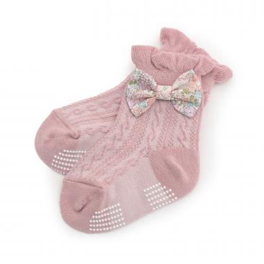 リバティリボンクルーソックス