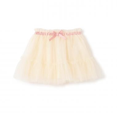 ドットチュールスカート