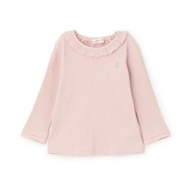 メローフリル長袖Tシャツ