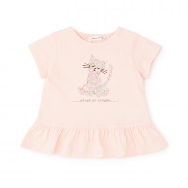 リバティcat半袖Tシャツ