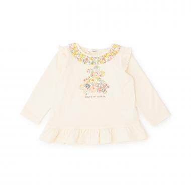 リバティフラワー長袖Tシャツ