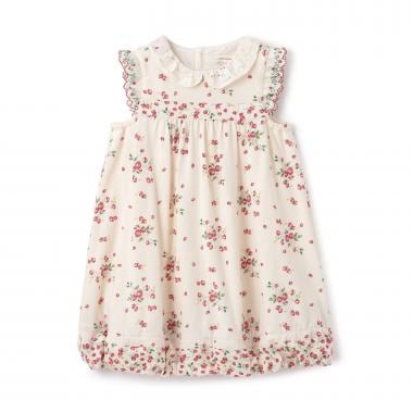 野イチゴバルーンワンピース【オーガニック】【日本製】