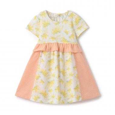 ミモザ切替ワンピース