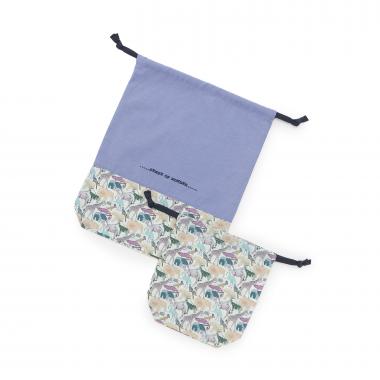 Queue for the Zoo巾着セット(2枚組)