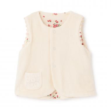 野イチゴリバーシブルベスト【オーガニック】【日本製】